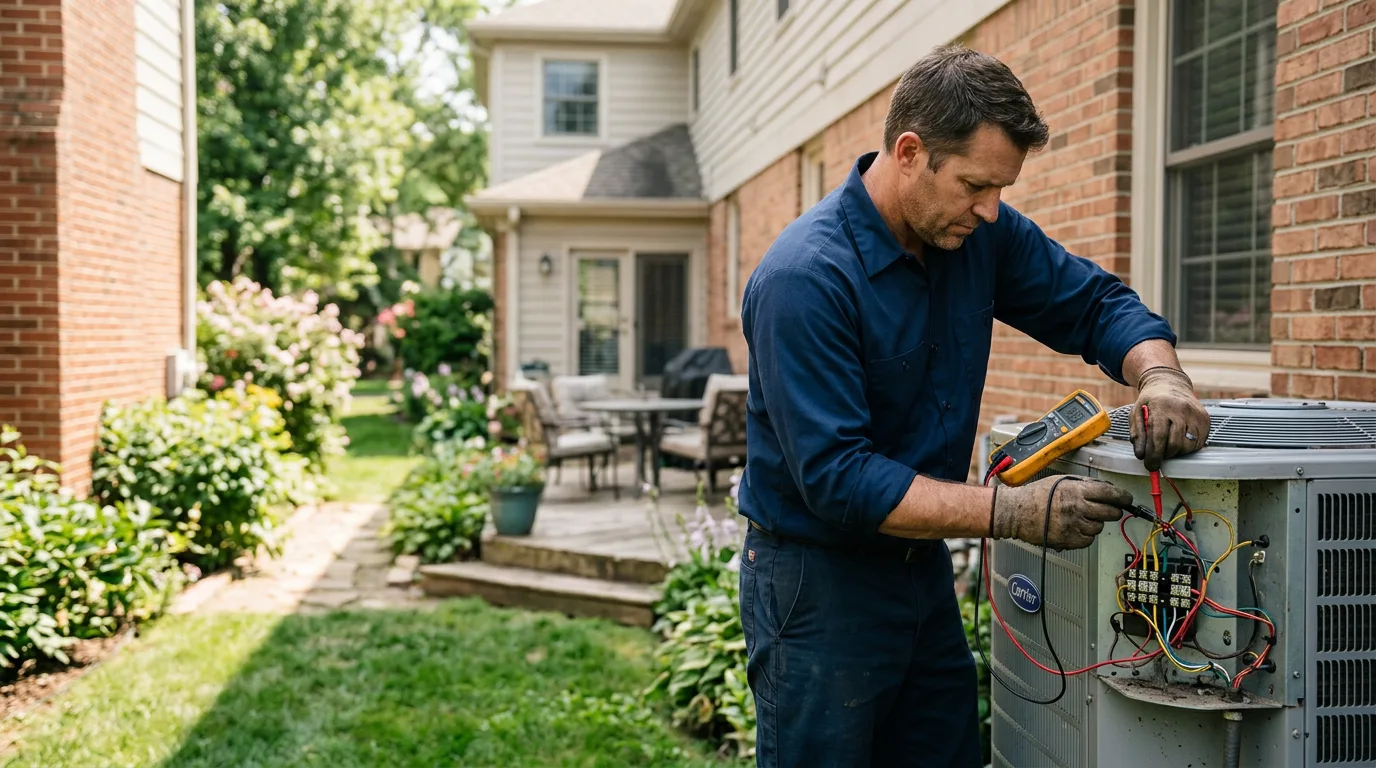 HVAC technician working near Devers, TX